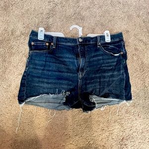 Dark blue denim shorts. Gap denim. Size 33/16R